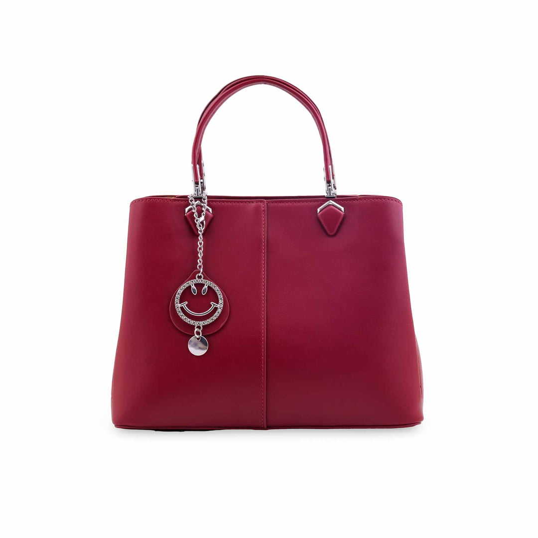 Maroon Formal Hand Bag For Ladies P36557