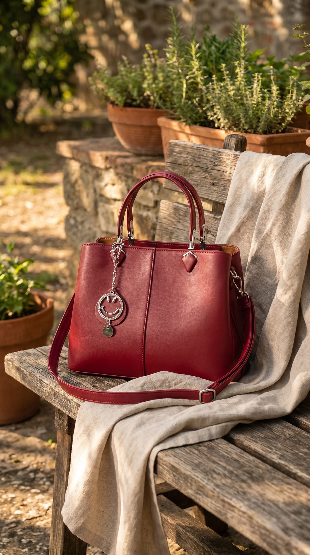 Maroon Formal Hand Bag For Ladies P36557