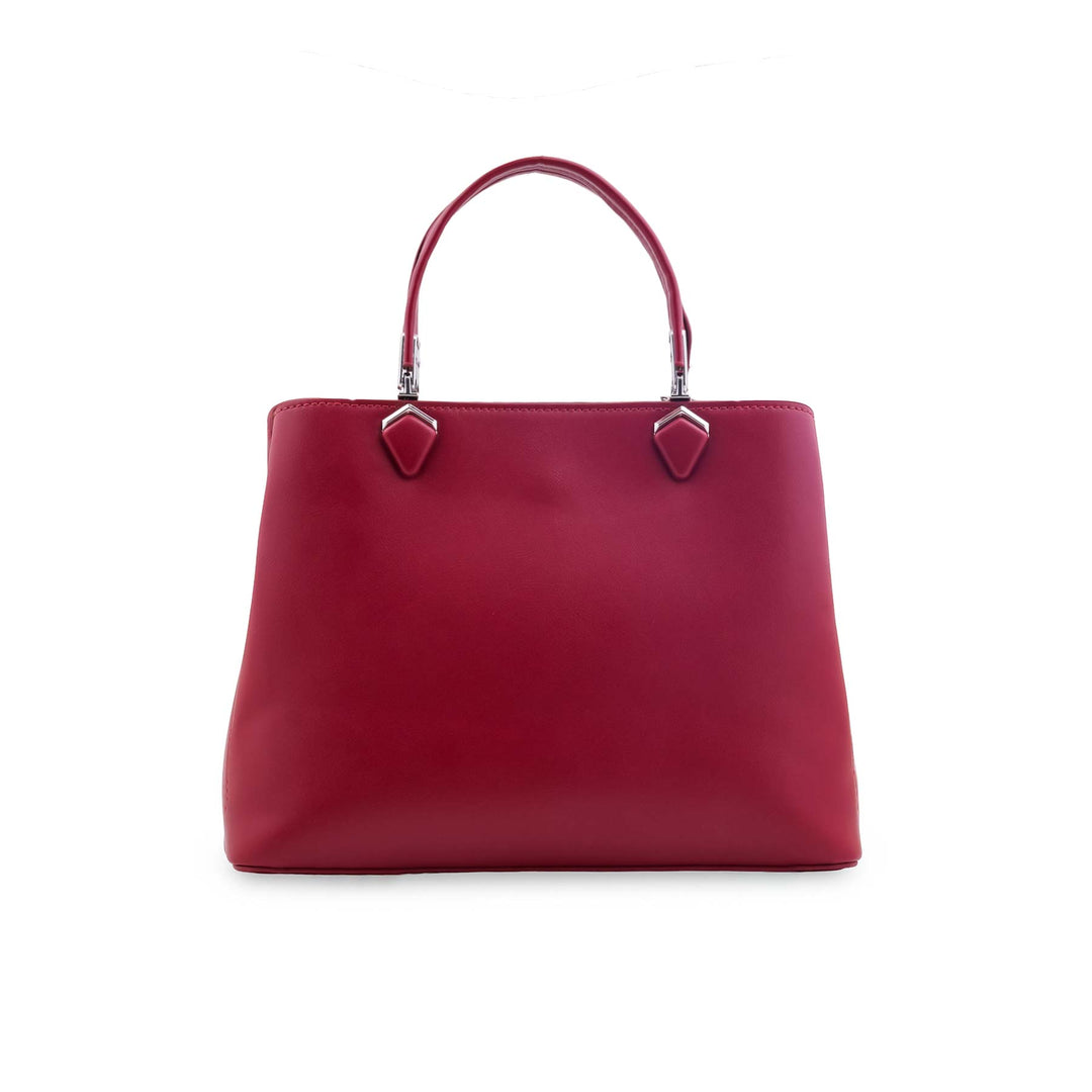 Maroon Formal Hand Bag For Ladies P36557