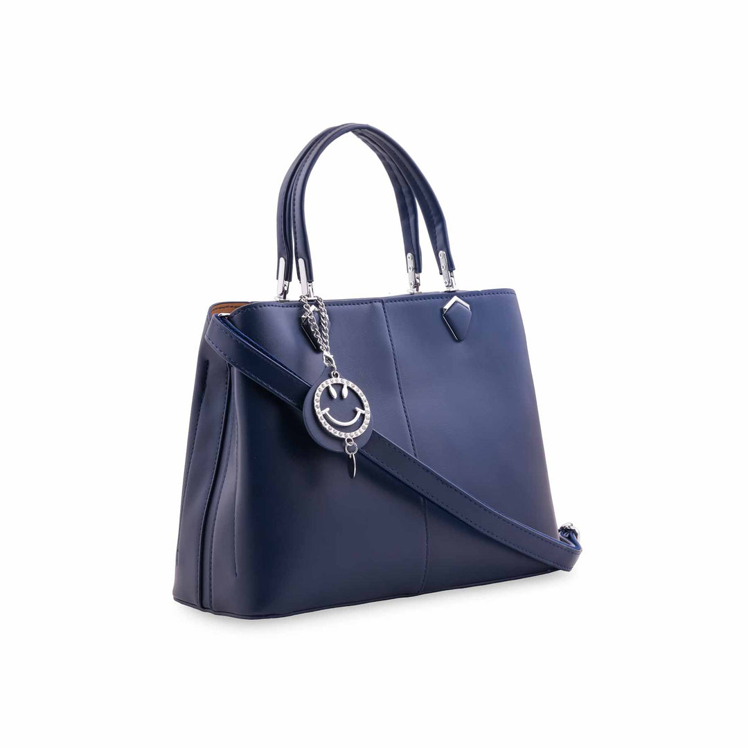 Navy Formal Hand Bag For Ladies P36557
