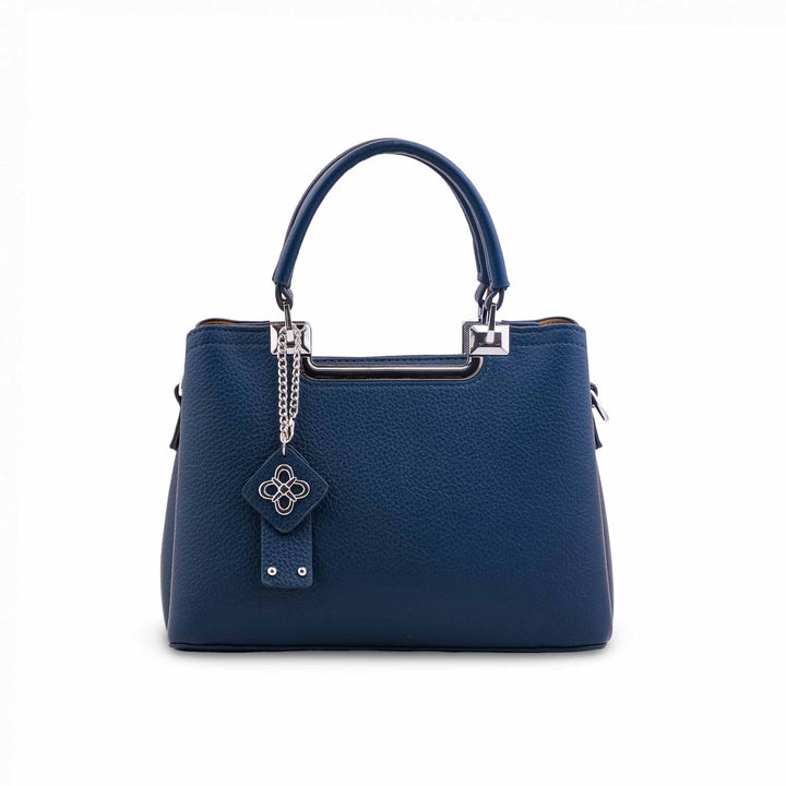 Navy Formal Hand Bag For Ladies P36558
