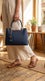 Navy Formal Hand Bag For Ladies P36558