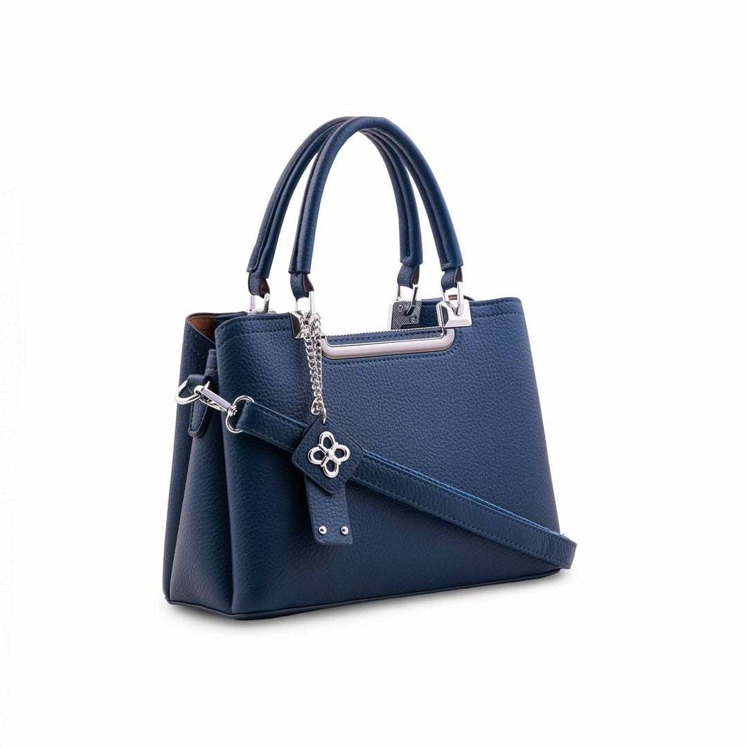 Navy Formal Hand Bag For Ladies P36558