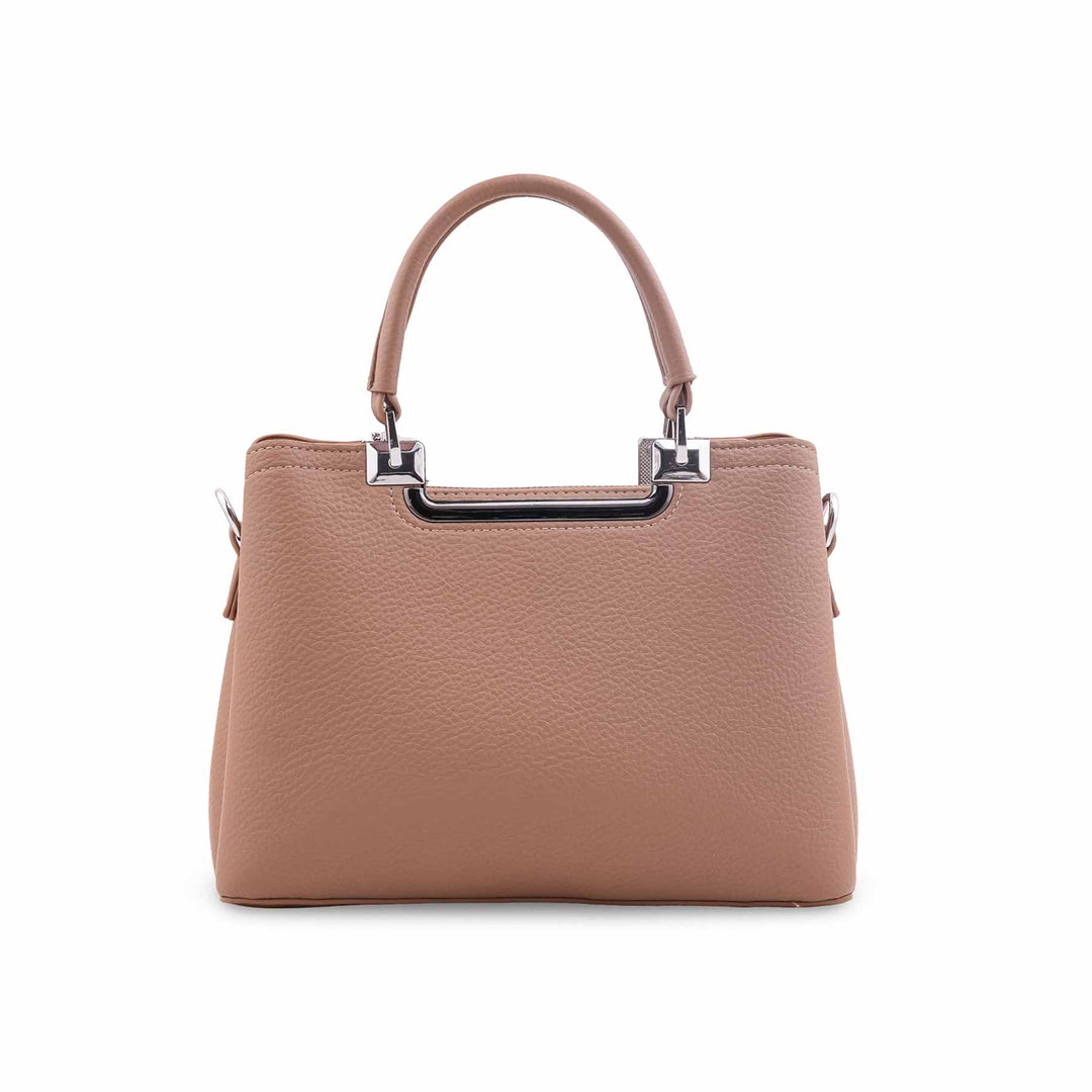 Beige Formal Hand Bag For Women P36558
