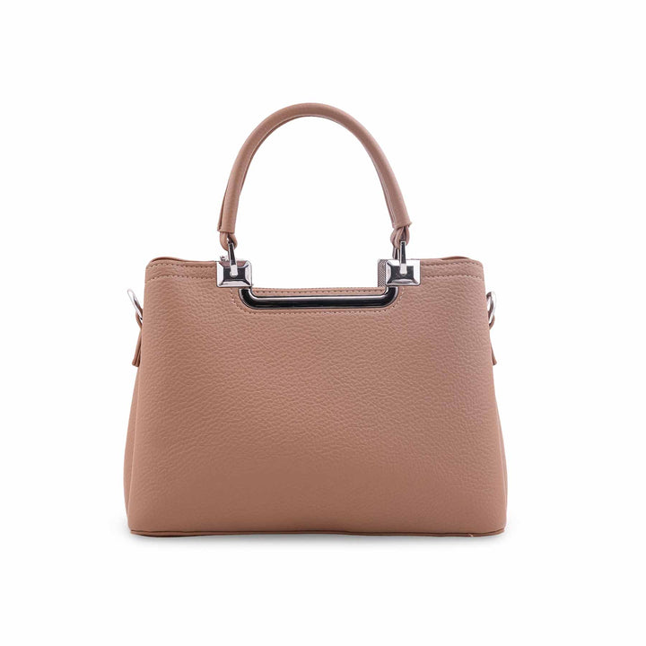 Beige Formal Hand Bag For Women P36558
