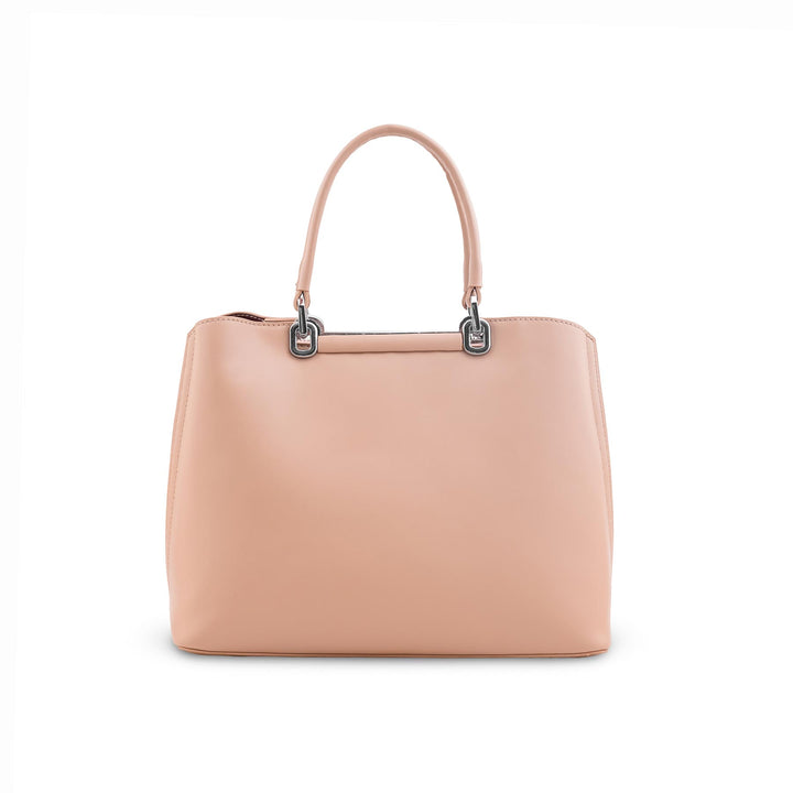Beige Formal Hand Bag For Ladies P36560