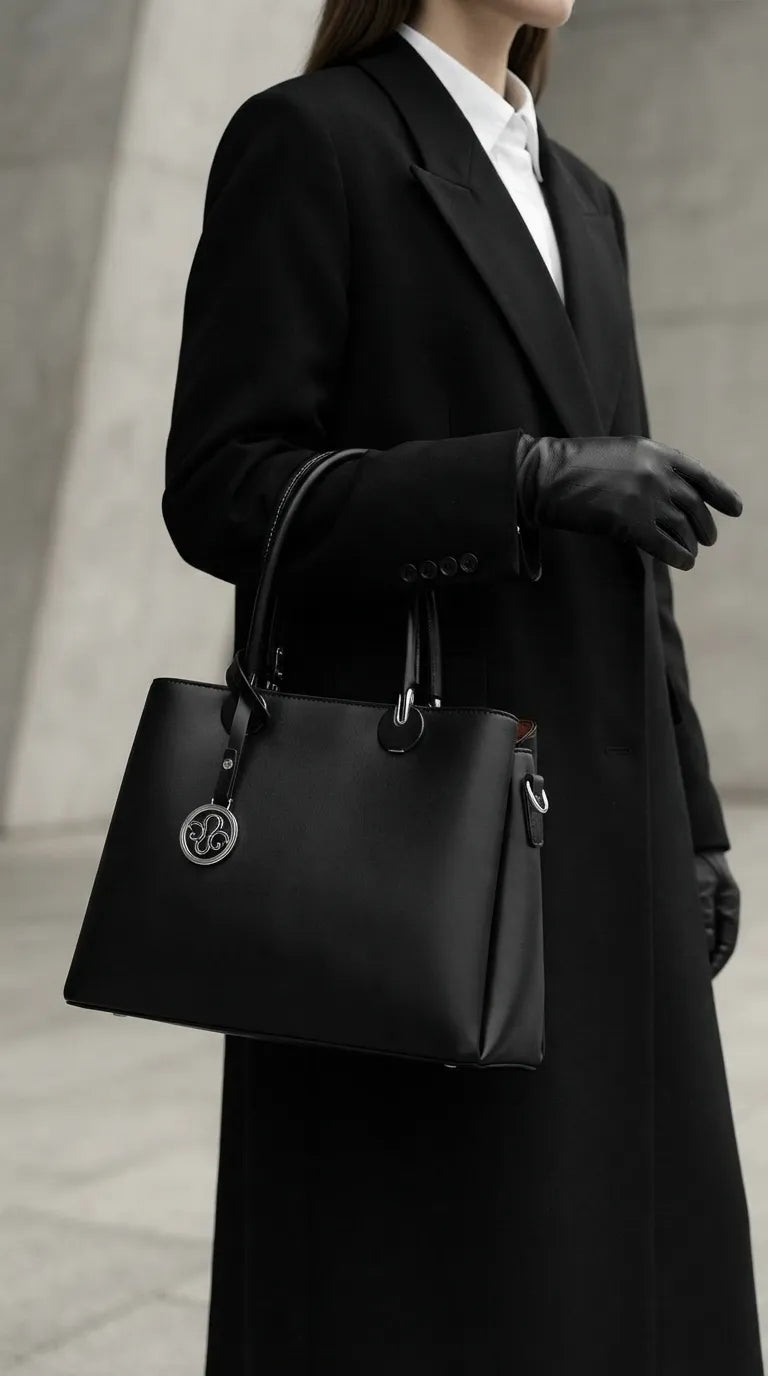 Black Formal Hand Bag For Ladies P36561