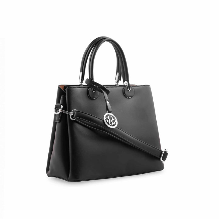 Black Formal Hand Bag For Ladies P36561