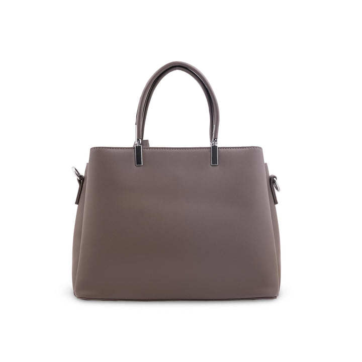 Grey Formal Hand Bag For Ladies P36561