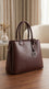 Coffee Formal Hand Bag For Ladies P36561