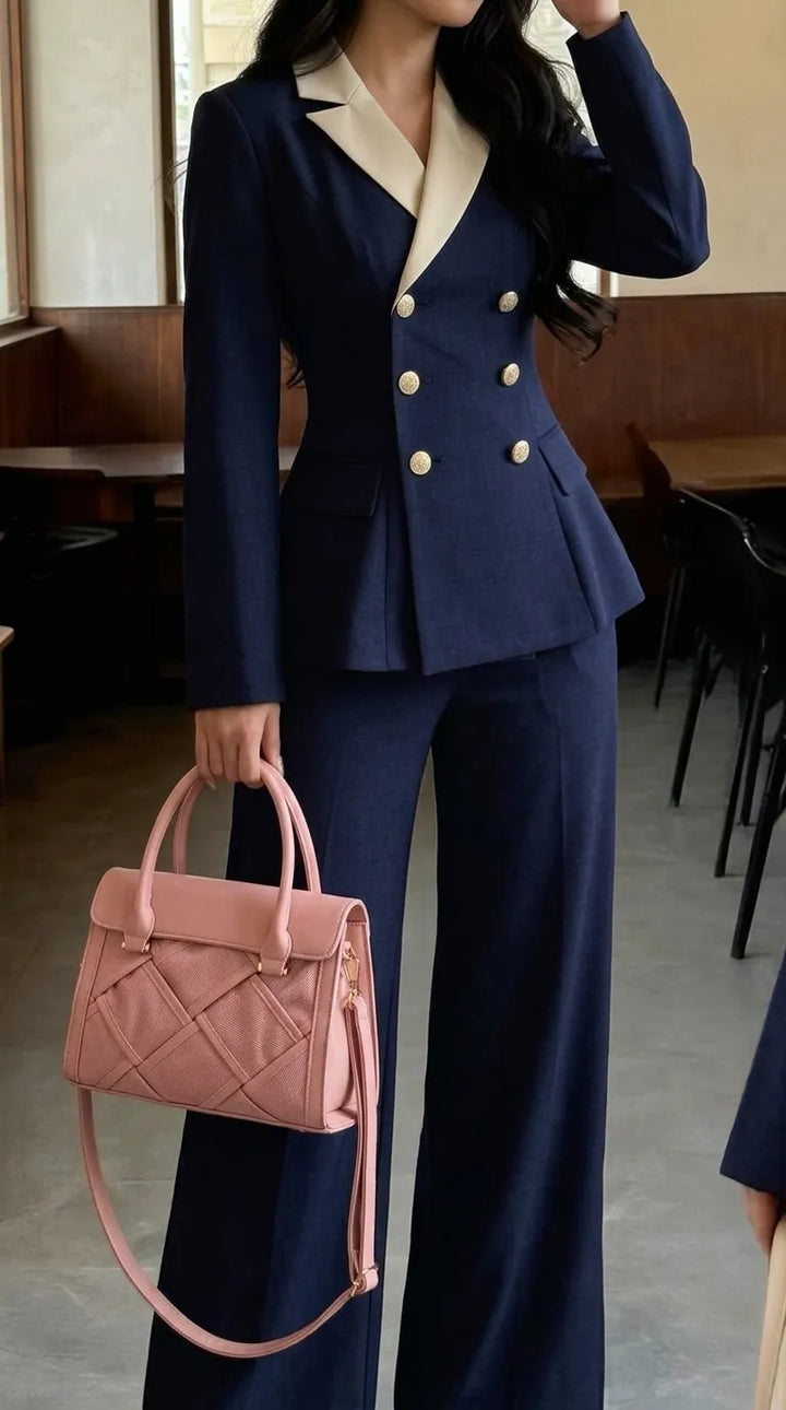 Pink Formal Hand Bag For Ladies P36564
