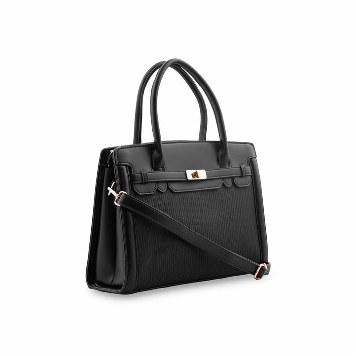 Black Formal Hand Bag For Ladies P36565