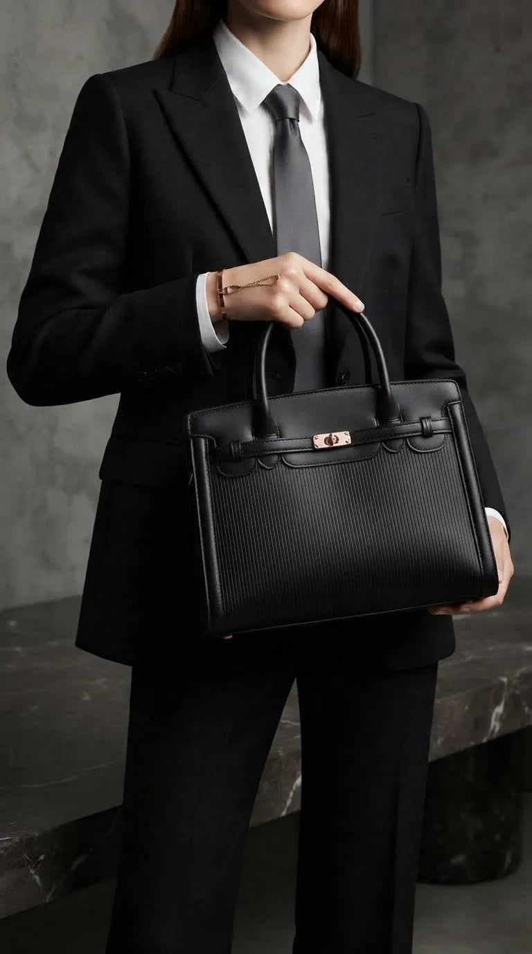 Black Formal Hand Bag For Ladies P36565