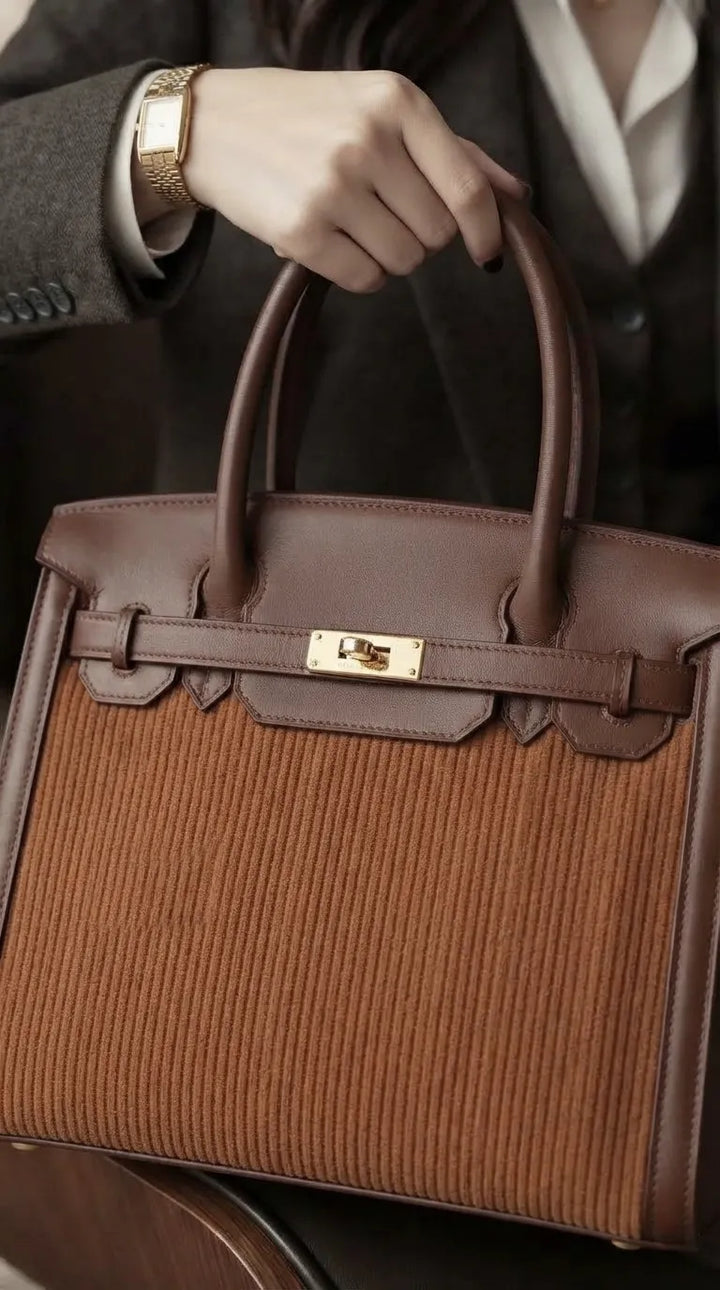 Brown Formal Hand Bag For Ladies P36565