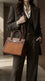 Brown Formal Hand Bag For Ladies P36565