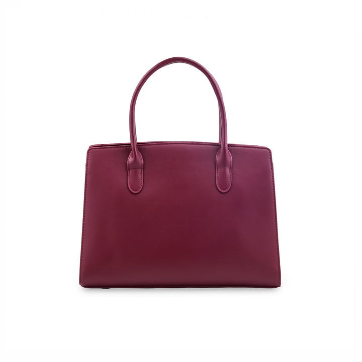 Maroon Formal Hand Bag For Ladies P36565