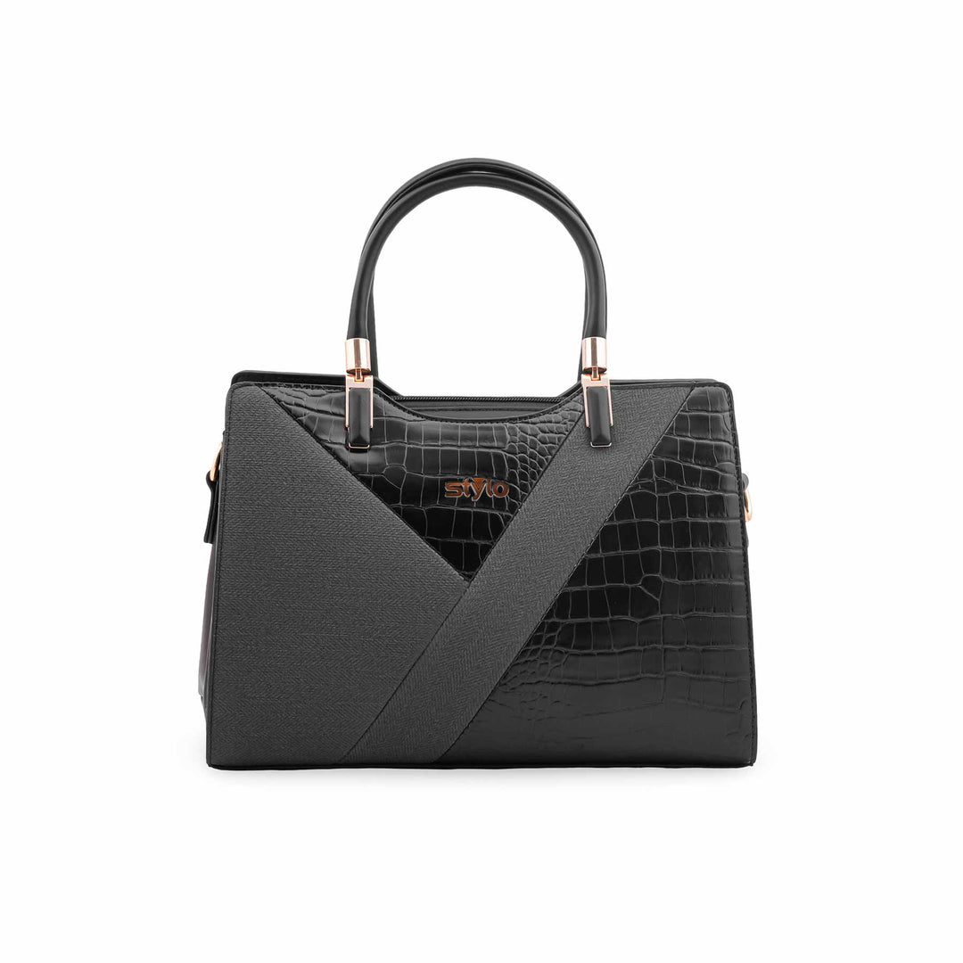 Black Formal Hand Bag For Ladies P36568