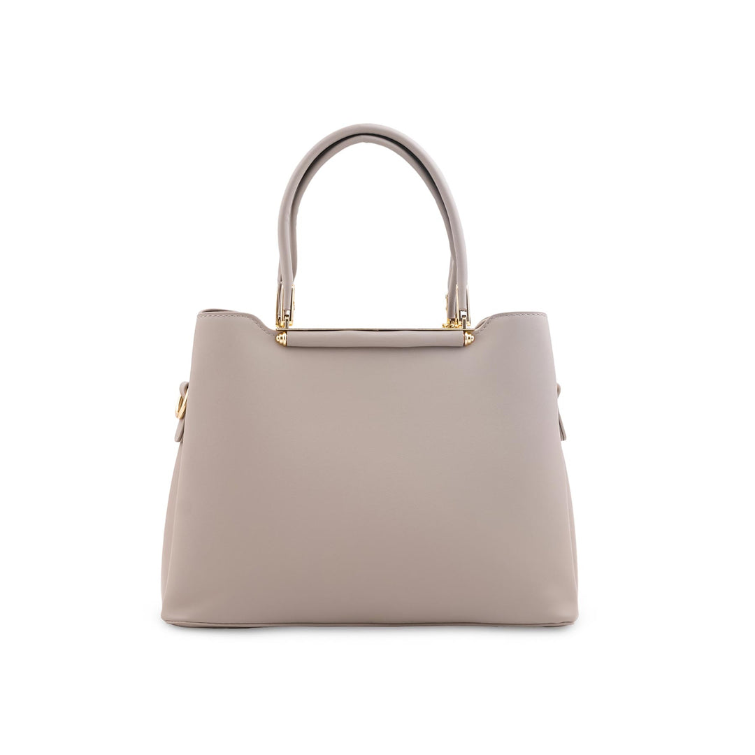 Grey Formal Hand Bag For Ladies P36570