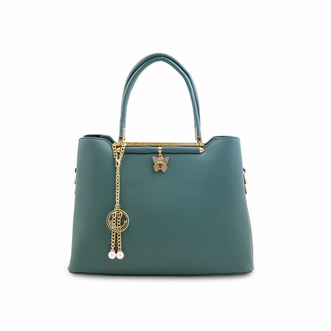 Seagreen Formal Hand Bag For Ladies P36570