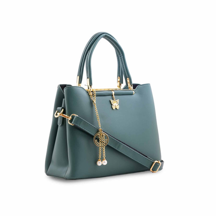 Seagreen Formal Hand Bag For Ladies P36570