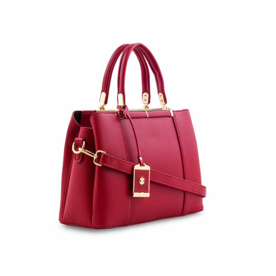 Red Formal Hand Bag For Ladies P36573