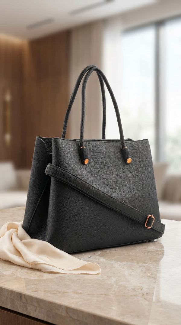 Black Formal Hand Bag For Ladies P36591