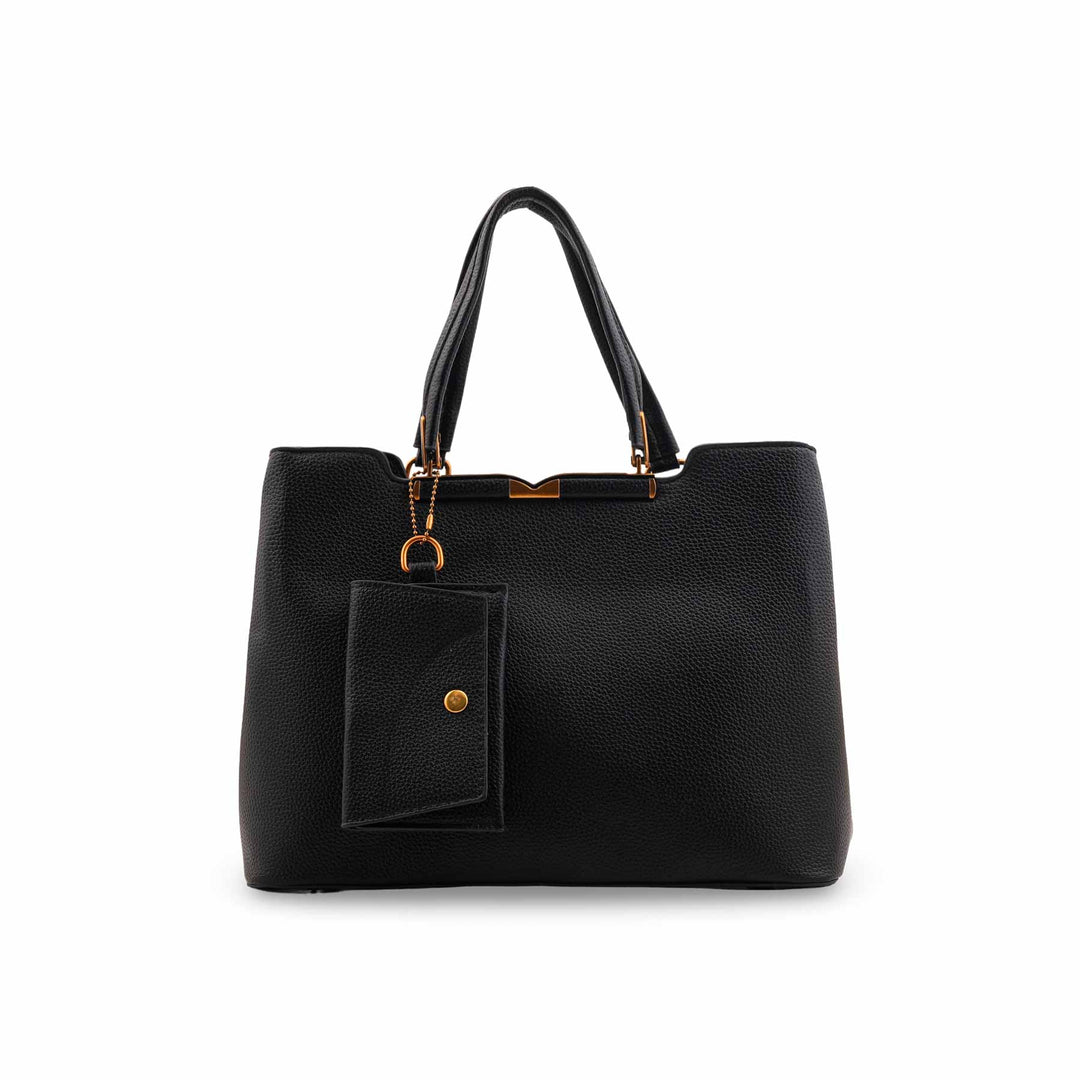 Black Formal Hand Bag For Ladies P36596