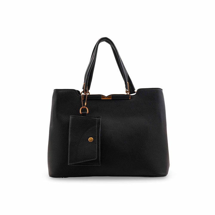 Black Formal Hand Bag For Ladies P36596