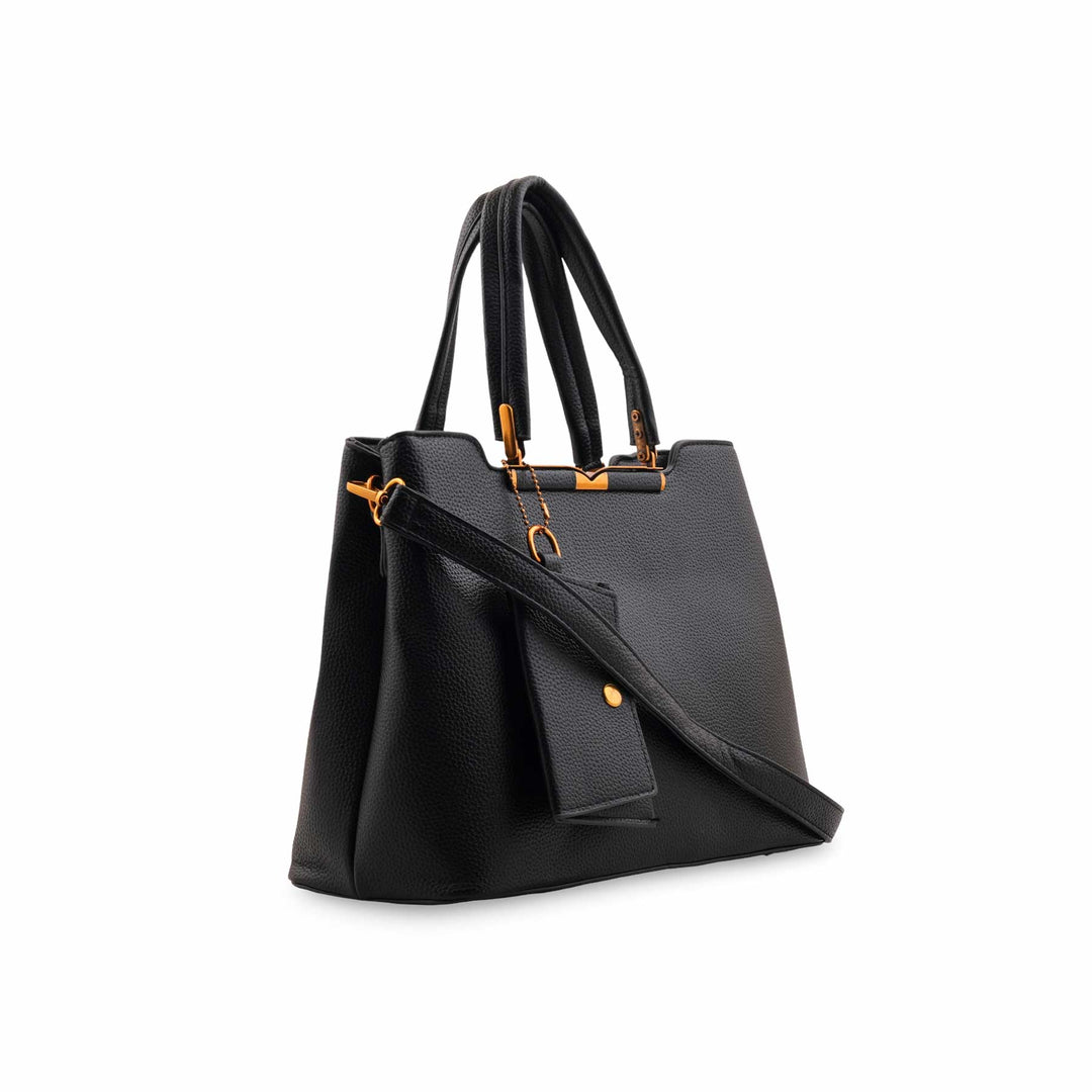 Black Formal Hand Bag For Ladies P36596