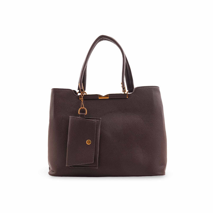 Brown Formal Hand Bag For Women P36596