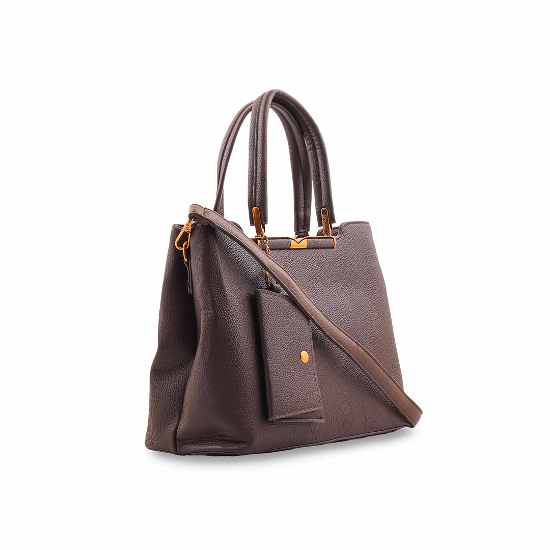 Brown Formal Hand Bag For Women P36596