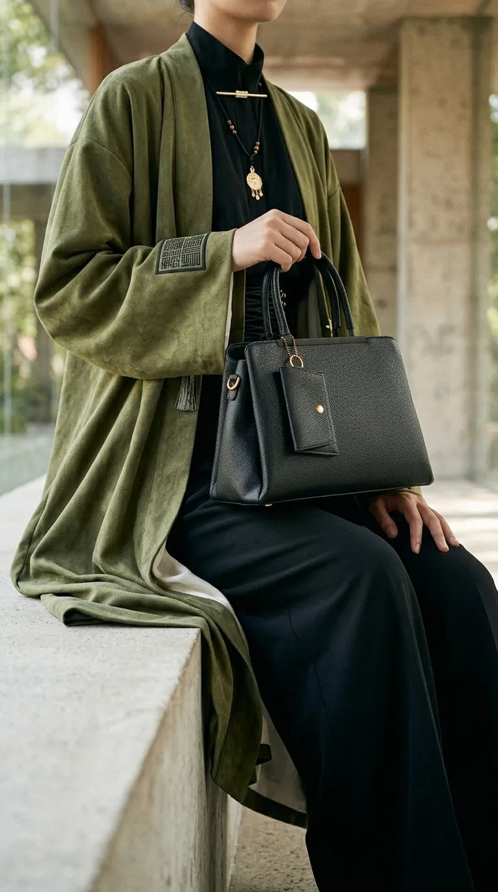 Black Formal Hand Bag For Ladies P36597