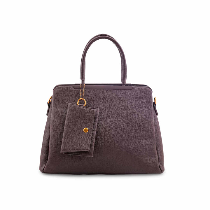 Brown Formal Hand Bag For Ladies P36597