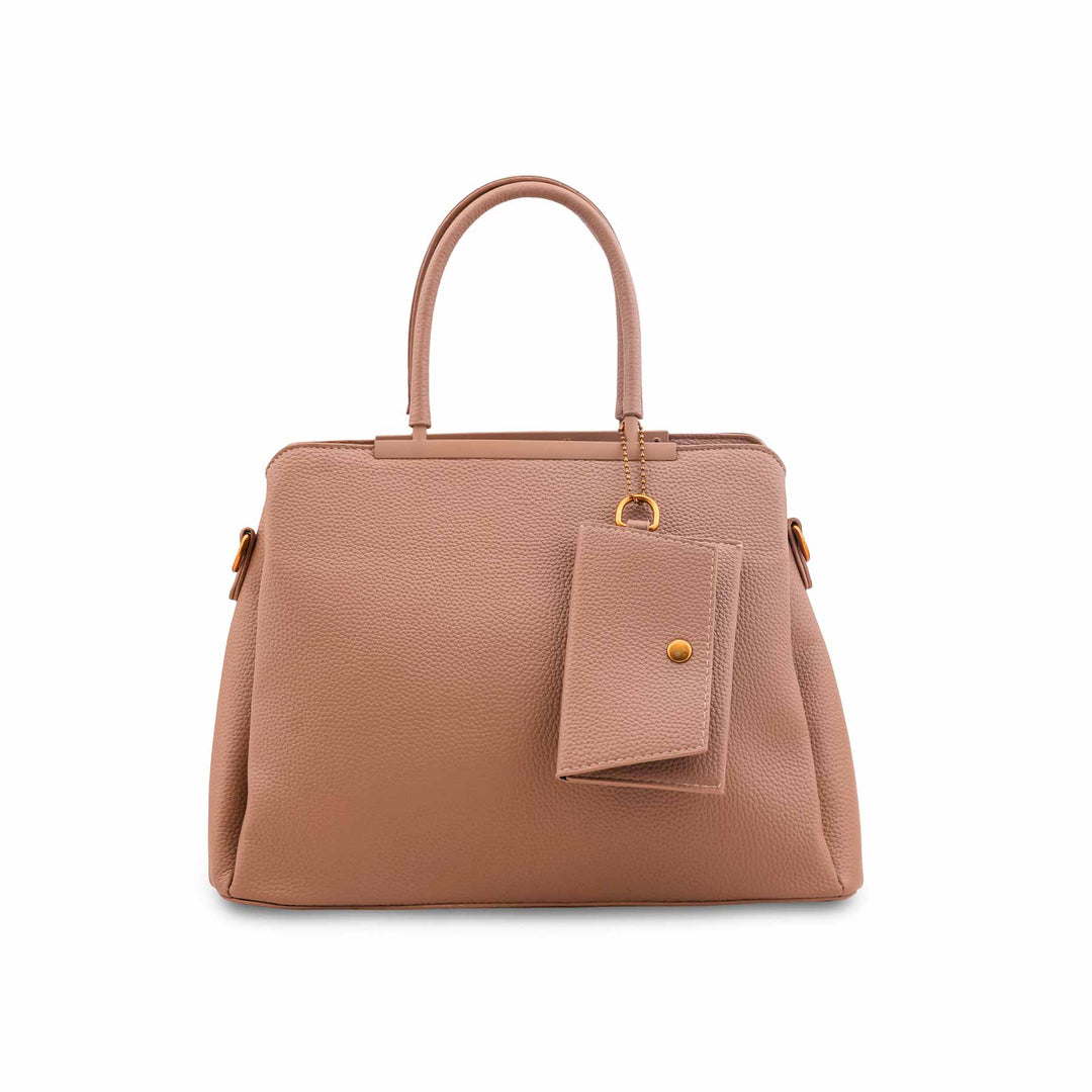 Fawn Formal Hand Bag For Ladies P36597