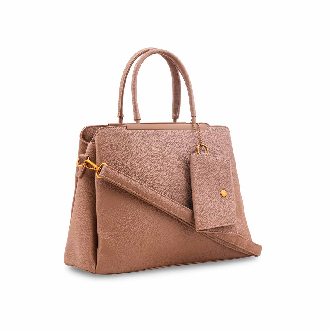 Fawn Formal Hand Bag For Ladies P36597