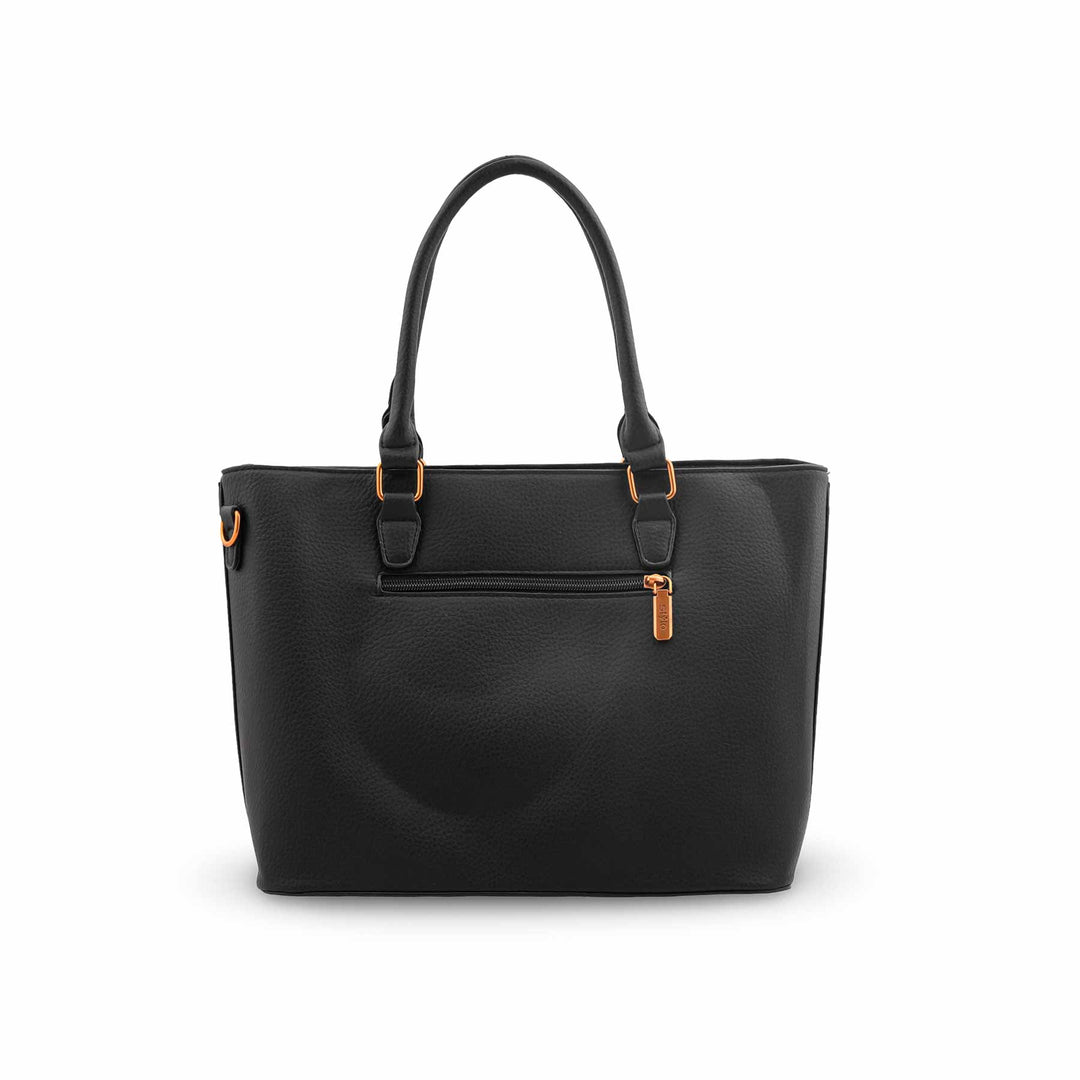 Black Formal Shoulder Bag For Women P36601