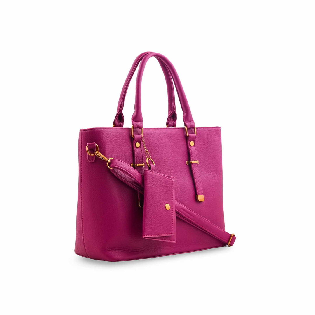 Fuchsia Formal Shoulder Bag For Ladies P36601