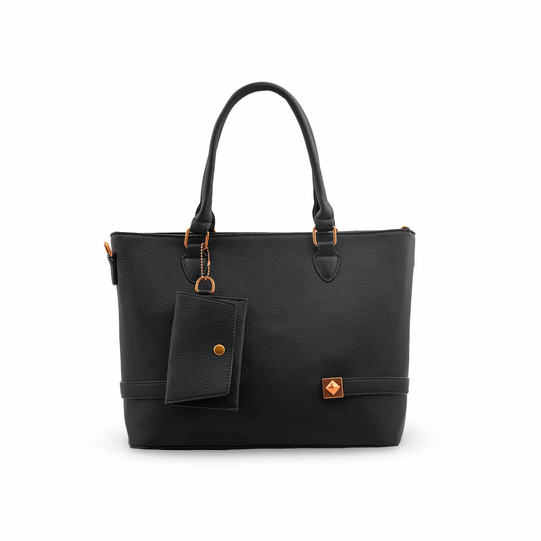Black Formal Shoulder Bag For Women P36602