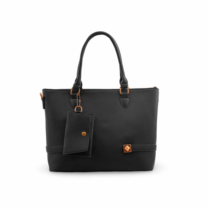 Black Formal Shoulder Bag For Women P36602