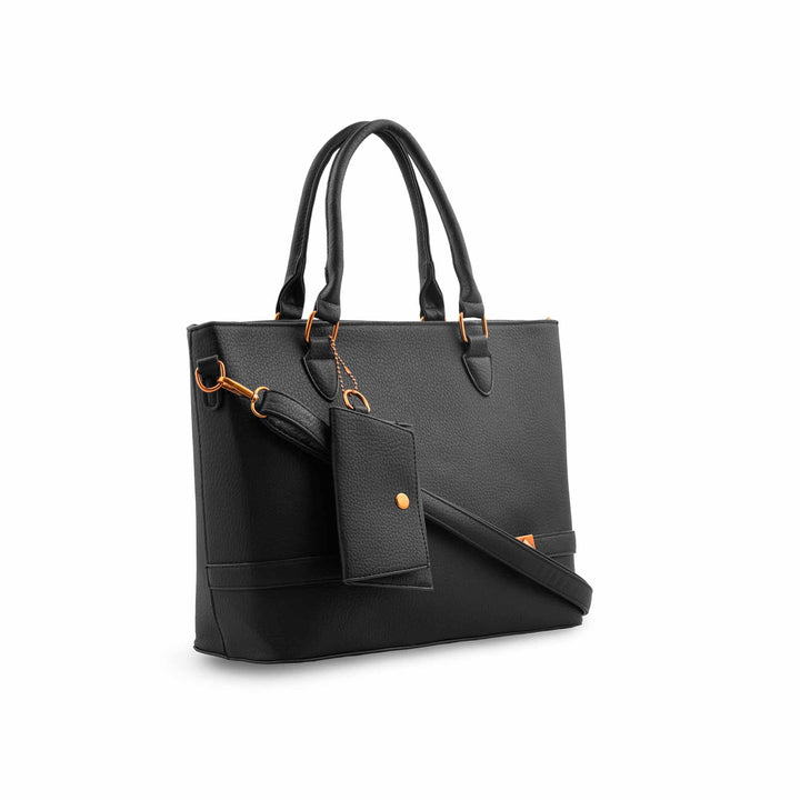 Black Formal Shoulder Bag For Women P36602