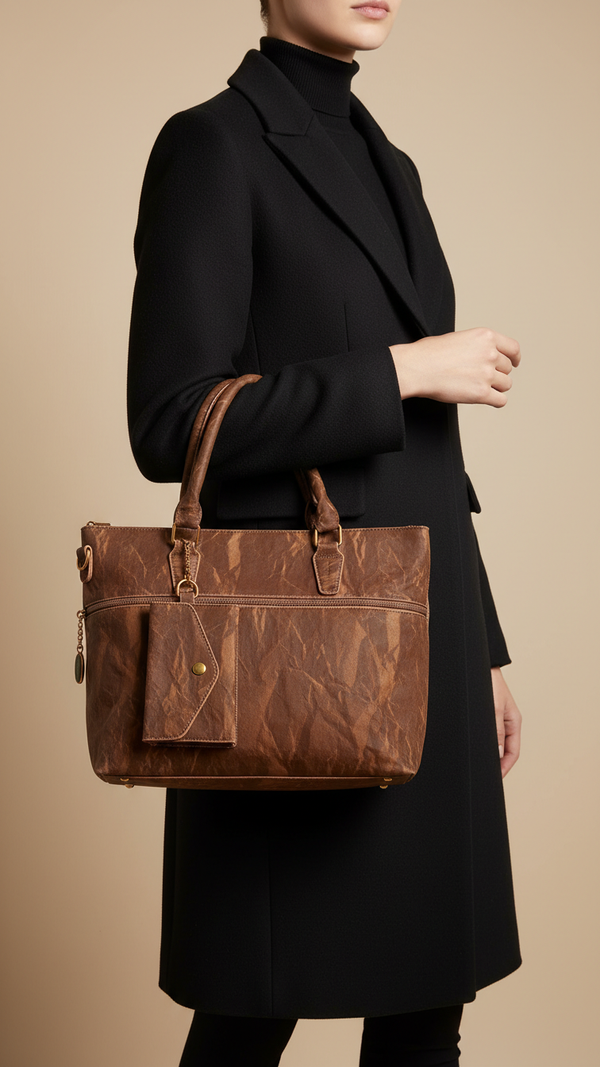 Brown Formal Hand Bag For Ladies P36604