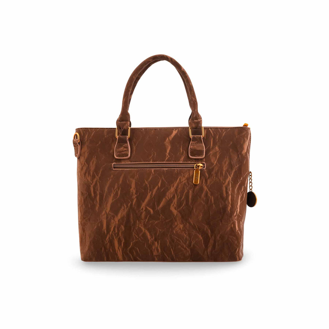 Brown Formal Hand Bag For Ladies P36604