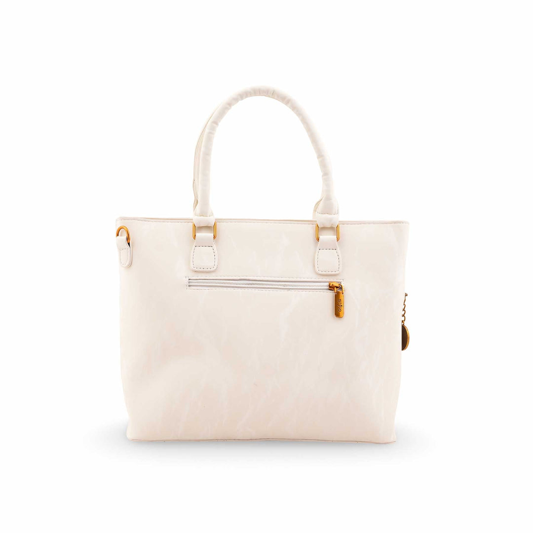 Beige Formal Hand Bag For Ladies P36604
