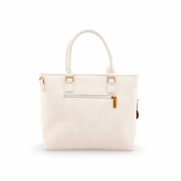 Beige Formal Hand Bag For Ladies P36604
