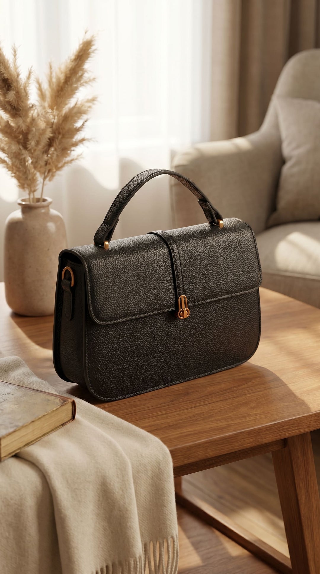 Black Formal Shoulder Bag For Ladies P36606