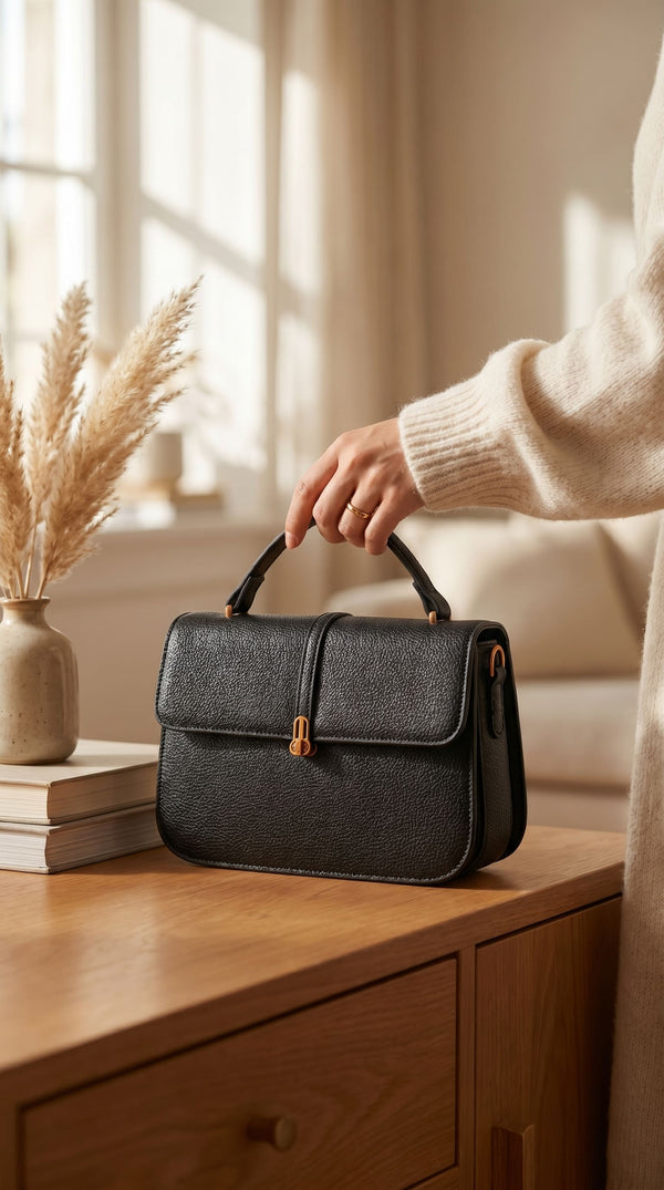 Black Formal Shoulder Bag For Ladies P36606