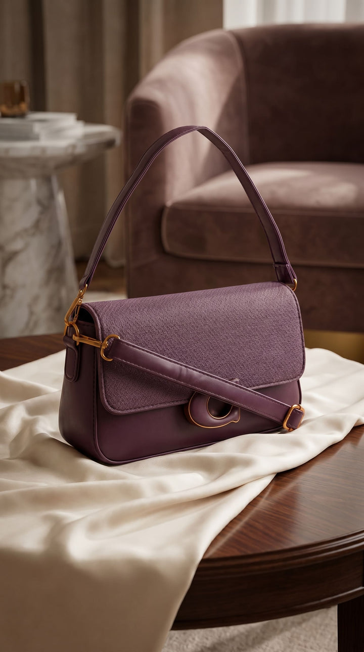 Red Formal Shoulder Bag For Ladies P36608
