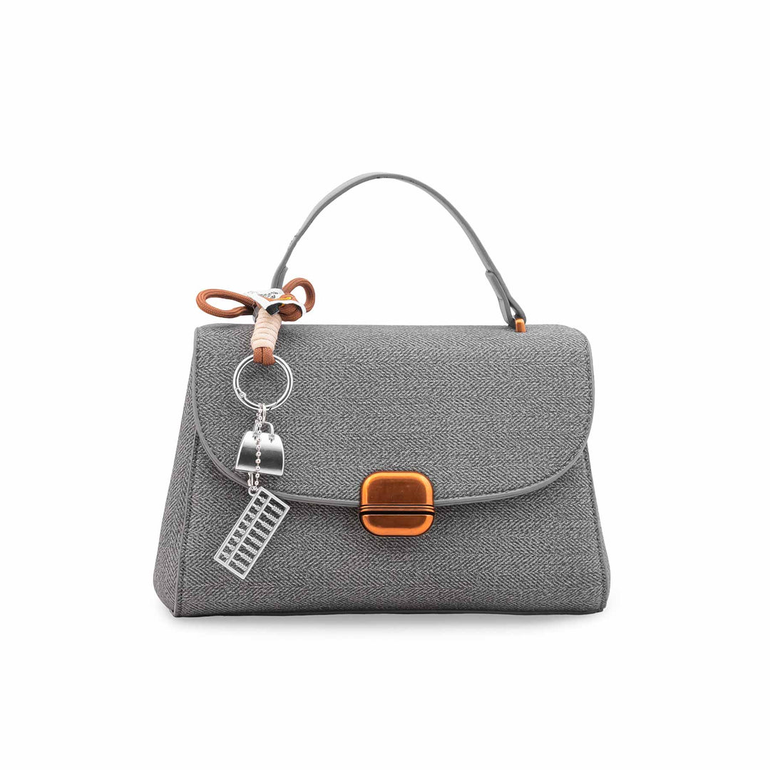 Grey Formal Hand Bag For Women P36610