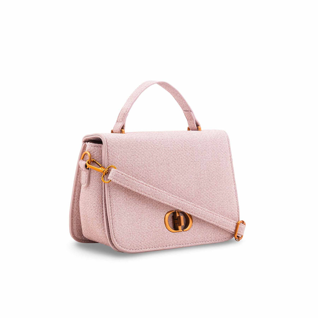 Pink Formal Shoulder Bag For Ladies P36614