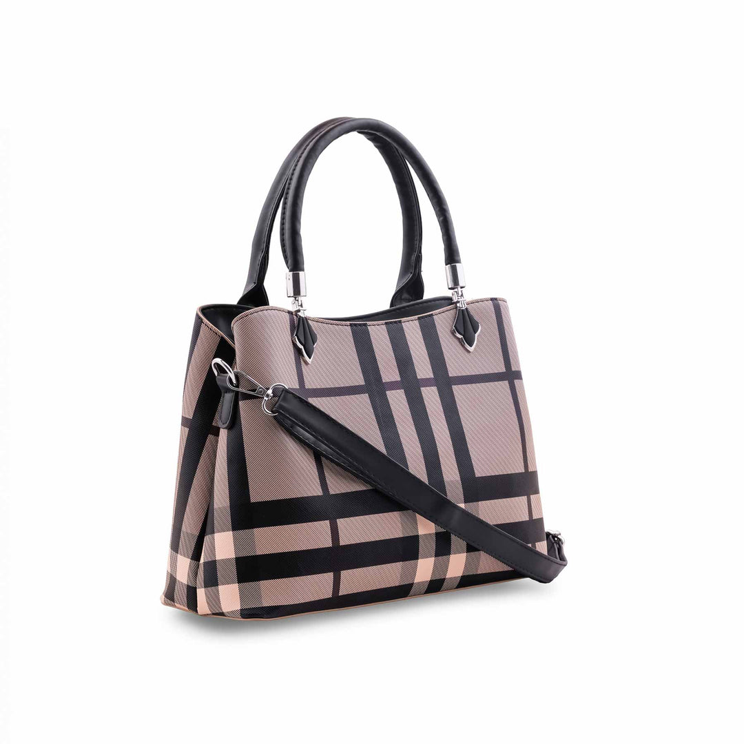Fawn Formal Hand Bag For Ladies P36618